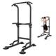 Leiblsufo Pull Up & Dip Station Dip Stand Power Tower, Adjustable Height Home Strength Training Fitness Workout Station, With tension rope