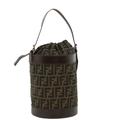 Fendi Zucca Shoulder Bag, Brown