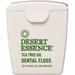 Desert Essence Tea Tree Oil Dental Floss - 50 Yards - Pack of 6 - Naturally Waxed w/Beeswax - Thick Flossing No Shred Tape - On The Go - Removes Food Debris Buildup - Cruelty-Free Antiseptic