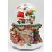 Northlight Seasonal 5.75" Musical LED Lighted Santa & Reindeer Christmas Snow Globe Glass/Mercury Glass | 5.75 H x 4.5 W x 4.5 D in | Wayfair