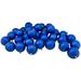 Northlight Seasonal Shatterproof Matte Christmas Ball Ornaments 3.25" (80mm) Plastic in Blue | Wayfair 31754309