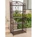 Lark Manor™ Apisan Wrought Iron Baker's Rack Wrought & Cast Iron/Metal in Brown | 68.5 H x 31 W x 16 D in | Wayfair FDLL6065 42546422