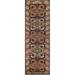 Heriz Serapi Indian Runner Rug Hand-Knotted Geometric Wool Carpet - 2'8"x 9'11"