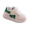 Breathable Infant Sneakers Flats Lightweight Crib Trainers Soft Anti Skid Walking Shoes for Baby Boys Girls Unisex Child Toddlers Kids Green 14cm
