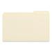 Universal Top Tab Manila File Folders 1/3-Cut Tabs Right Position Legal Size 11 pt. Manila 100/Box (15123)