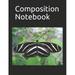Composition Notebook: Black and White Butterfly Themed Composition Notebook 100 Pages Measures 8.5 X 11 (Paperback)