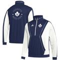 Men's adidas Blue Toronto Maple Leafs Team Classics Half-Zip Jacket