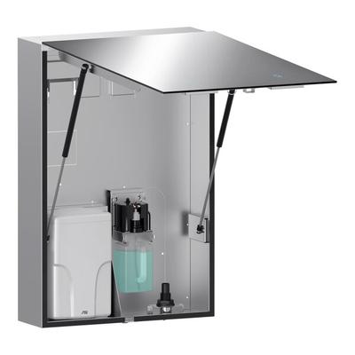 American Specialties, Inc. Velare 10-0663-2 Stainless Steel Cabinet with Frameless Mirror, Foam Soap Dispenser, and Hand Dryer (208-240V)