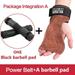 Cowhide Gym Gloves Grips Anti-Skid Weight Power Belt Lifting Pads Deadlift Belt Workout Crossfit Fitness Gloves Palm Protection