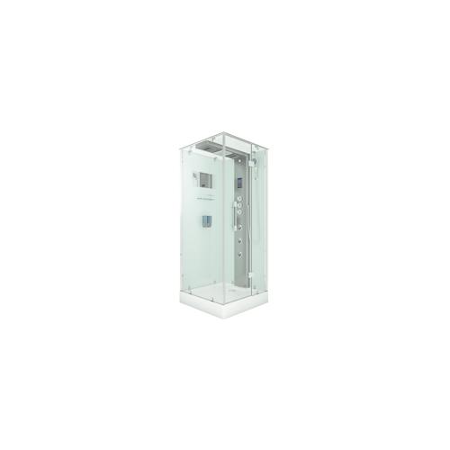 Dampfdusche Duschtempel Sauna Dusche Duschkabine D38-00R3 80×80 cm ohne 2K Scheiben Versiegelung