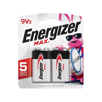 Energizer 9 Volt Max Battery 2PK SKU - 741391