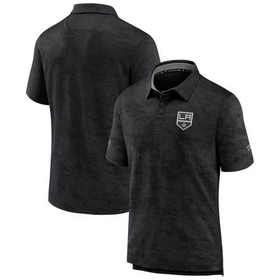 Schwarzes Los Angeles Kings Authentic Pro Rink-Poloshirt für Herren Image