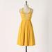 Anthropologie Dresses | Anthropologie Floreat Anchors Aweigh Yellow Dress W/Pockets | Color: Yellow | Size: 6