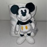 Disney Other | Disney Baby Mickey Blanket And Plush Set | Color: White | Size: Osbb