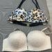 Victoria's Secret Accessories | Bundle Me Victoria Secret One Is 34c And The Multi Color Is 34b In Good Conditi | Color: Cream/Tan | Size: 34c And 34b