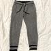 American Eagle Outfitters Pants | American Eagle Black And White Herringbone Jogger Mens Sz Medium, Preowned | Color: Black/White | Size: M