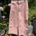 Madewell Jeans | Madewell Cropped Wide Leg Pink Pants | Color: Pink | Size: 31