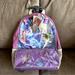 Disney Other | Disney Fairies Building Character Rolling Backpack | Color: Pink/Purple | Size: 16” X 13”