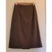 Louis Vuitton Skirts | Louis Vuitton Skirt Womens 34 Gray Wool A-Line High Rise Midi Skirt France Sz 2 | Color: Gray | Size: 2