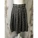 Anthropologie Skirts | Anthropologie Plenty By Tracy Reese Wool Polka Dot Pleated Skirt | Color: Gray/Yellow | Size: 4
