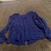 J. Crew Tops | 100%Silk Blouse Buttons Down The Back | Color: Blue | Size: 8