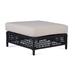 Braxton Culler Bayside Ottoman w/ Cushion Wicker/Rattan in Gray | 18 H x 32 W x 32 D in | Outdoor Furniture | Wayfair 401-009B/6221-61