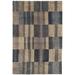 Brown/Gray 96 x 60 x 0.75 in Area Rug - Dash and Albert Rugs Fairhaven Geometric Hand Loomed Wool Area Rug in Slate/Taupe/Gray/Camel Polyester/Viscose/Wool/Jute & Sisal | Wayfair