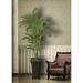 Laura Ashley Panama 72" Artificial Palm Tree in Planter Silk/Fiberstone in Black | 91 H x 52 W x 52 D in | Wayfair VHX112201