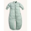 Organic Winter Long Sleeved 2 in 1 Sleeping Suit Bag - Extra Warm, Sage / 2-4Y