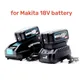 Batterie et chargeur rechargeables pour Makita remplacement de batterie 18V 6000mAh BL1830