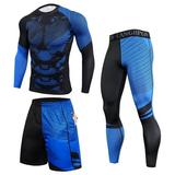 Kayannuo Sweat Pants for Men Spring Clearance Men s Leisure Sports Fitness Clothing Cycling Clothing Basketball Clothing Three-piece Quick-drying Long-sleeved Trousers Blue