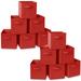 (Set of 12) Collapsible Fabric Cubes, 11" Storage Bins