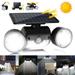 Solar Lights Outdoor Motion Sensor Security Lights Solar Wall Lights with Dual Head Spotlights 30 LED Waterproof 360Â° Adjustable Solar Motion Lights Outdoor for Garden Garage Patio