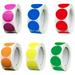 3000 Pcs Color Round Labels 1 InchWritable Circle Dot Stickers Self Adhesive Round Labels Roll Dot StickersSuitable for Home Classification Office Study(6 Rolls 6 Colors 500 Labels/Roll)