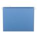 Smead Colored Hanging File Folders Letter Size 1/5-Cut Tab Blue 25/Box (64060)