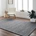 Hauteloom Ashmont Wool Living Room Bedroom Area Rug - Modern - Gray Black - 8 x 10