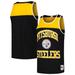 Men's Mitchell & Ness Black/Gold Pittsburgh Steelers Heritage Colorblock Tank Top