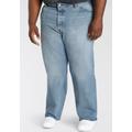 Straight-Jeans LEVI'S PLUS "501 LEVI'SORIGINAL B&T" Gr. 48, Länge 32, blau (stretch it out) Herren Jeans Straight Fit