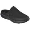 Clog SKECHERS "SUMMITS", Herren, Gr. 43, schwarz, Textil, sportlich, Schuhe Sommerschuh, Sommerschuh, Schlappen, Urlaub, im sportiven Look