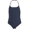 Badeanzug TOMMY HILFIGER SWIMWEAR "ONE PIECE PRINT" Gr. 164/170, N-Gr, blau (desert sky) Mädchen Badeanzüge