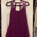 Athleta Dresses | Athleta T Back Strappy Shelf Bra Stretch Sleeveless Halter Dress | Color: Purple | Size: Xl