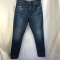 Madewell Jeans | Madewell Jeans Women Size 26 Blue Denim High Rise Slim Boyjean Distressed Casual | Color: Blue | Size: 26