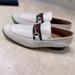 Gucci Shoes | Gucci Mens Leather Loafers | Color: White | Size: 9