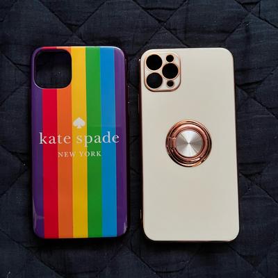 Kate Spade Other | Kate Spade Rainbow Iphone 11 Pro Max Case + White Case With Ring Bundle | Color: Purple/White | Size: Iphone 11 Pro Max