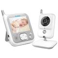 OLEKE Baby Monitor with Camera Smart Baby Monitor Video Surveillance with 3.2 Inch Digital LCD with Night Vision Camera Lullabies Night Vision Intercom Function VOX