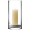 LSA Column Vase/Candleholder H36 x Ø17cm Clear| 1 Unit | Mouthblown & Handmade Glass | CO22