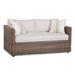 Braxton Culler Paradise Bay 66" Wide Wicker Loveseat Wicker/Rattan in Brown | 33 H x 66 W x 35 D in | Outdoor Furniture | Wayfair 486-0191/6373-84