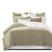 The Tailor's Bed Beige Microfiber 3 Piece Coverlet/Bedspread Set Polyester/Polyfill/Microfiber in White | Wayfair JUB-HEM-CVT-FD-5PC