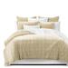 Colcha Linens Lea Beige Standard Cotton 3 Piece Comforter Set Polyester/Polyfill/Cotton in White | Wayfair BAI-NAT-CMF-CK-5PC