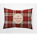 Trinx Radikha Lumbar Rectangular Pillow Cover & Insert Polyester/Polyfill blend in Red | 14 H x 20 W x 6 D in | Wayfair
